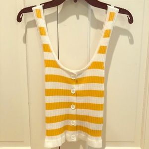 ADORABLE yellow tank top!